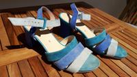 Gabor Sandale blau/türkis mit 8cm Absatz, Leder, Gr. 38 *NEU Bayern - Lichtenfels Vorschau