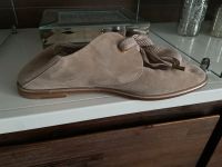 Agl Wildleder suede Schuhe loafer slipper Ferse einklappbar Nordrhein-Westfalen - Altenbeken Vorschau