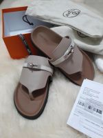 Hermès Original Sandalen Empire gr.38 Neu Mastic/beige mit kelly Dortmund - Kirchlinde Vorschau