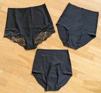 H&M Damen 3x Shaping-Slips mit hoher Taille, schwarz, Gr. S Hessen - Künzell Vorschau