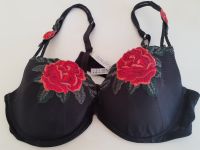 CottonClub BH vgl. La Perla schwarz rote Rose 85 C NEU 159 Euro Hessen - Griesheim Vorschau