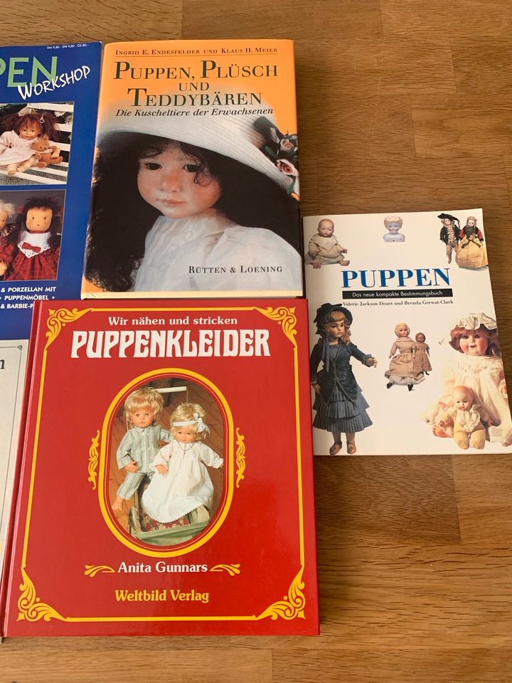 Verschiedene Bücher über Künstlerpuppen Puppenkleider Celluloid in Landau-Mörlheim