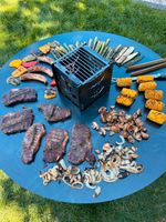 Grill Feuerplatte Feuertonne Grillplatte Set 3 in 1 Nordrhein-Westfalen - Neuss Vorschau