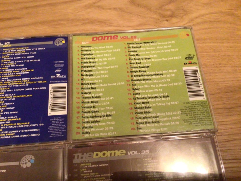 5x Doppel CD The Dome Vol. 8 10 28 33 34 35 je Doppel CD €2,- in Neuwied
