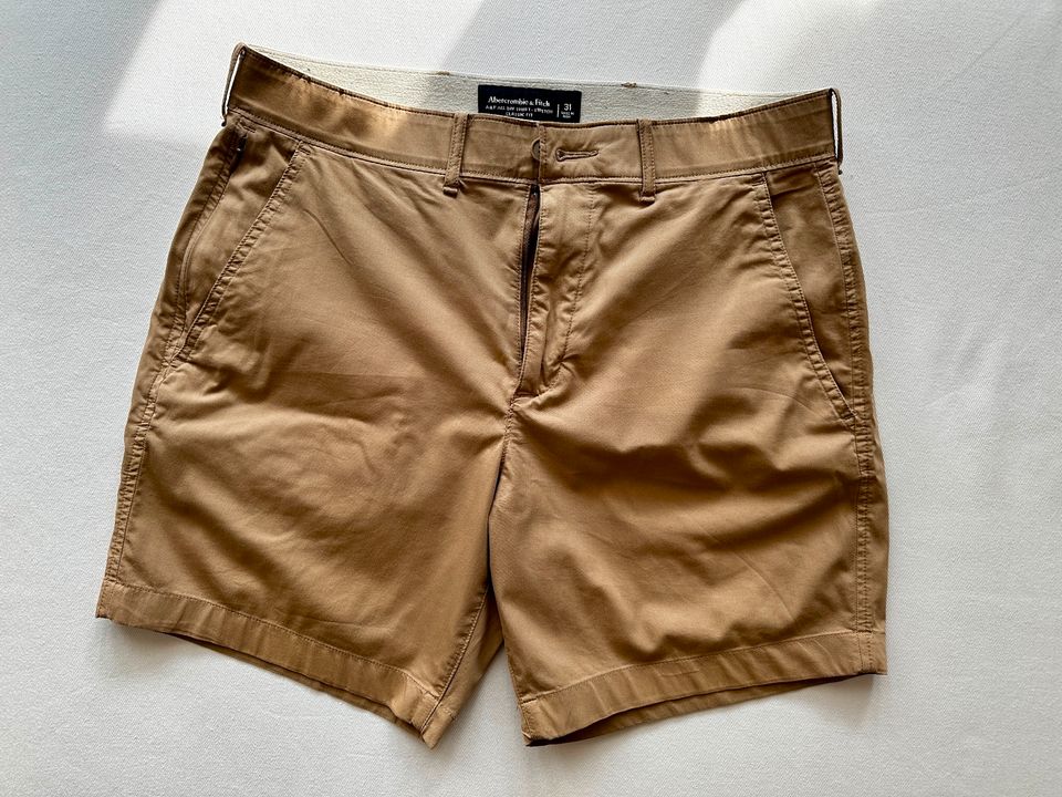 Abercrombie & Fitch Herren Shorts - Größe 31 - Khaki in Berlin