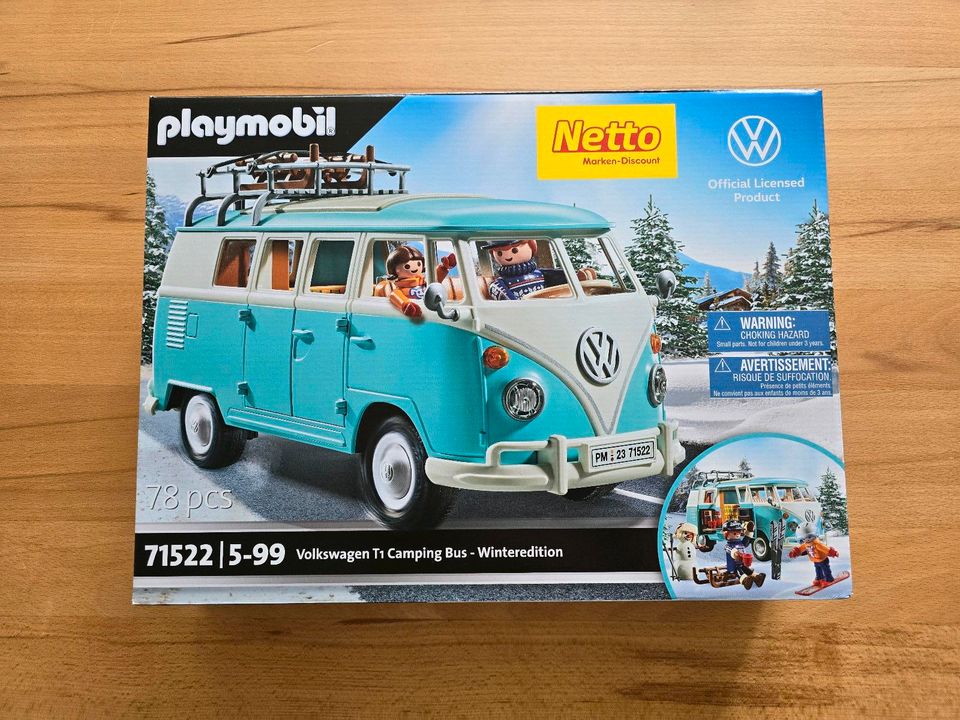 Playmobil Sonderedition Winter 2023 Netto VW T1 Bus / Bulli in Langerwehe