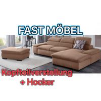 NEU! Ecksofa + Hocker Alberto braun ! Kopfteilverstellung Nordrhein-Westfalen - Löhne Vorschau