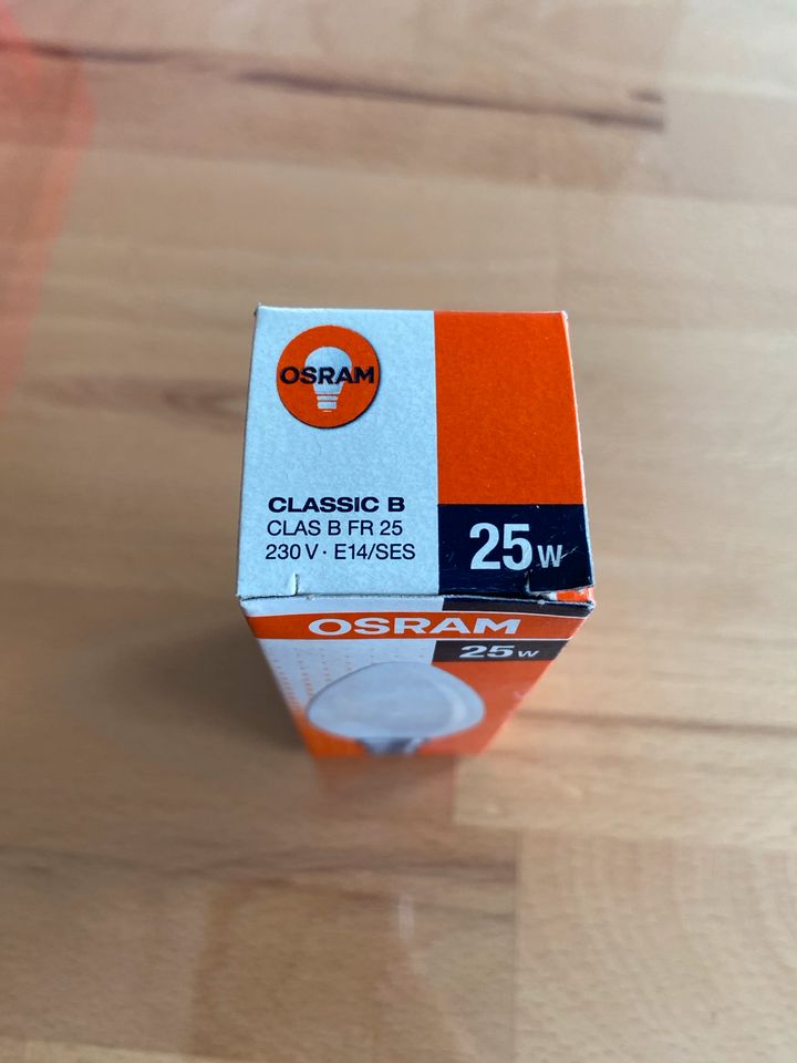 Osram Classic B FR 25W E14 neu unbenutzt in Limbach