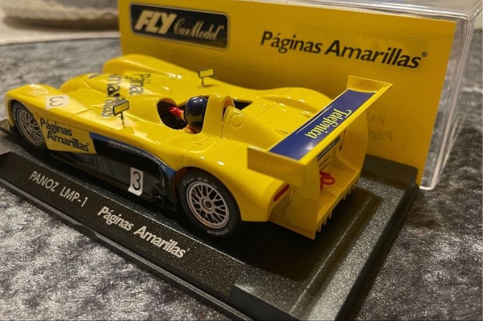 Fly Slotcar 1:32 in OVP - Panoz LMP-1 - Ref. T3 - Carrera SCX in Groß-Umstadt