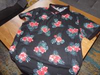 T-Shirt Poloshirt C&M Hawaii schwarz Blumen Herren XXL Hessen - Florstadt Vorschau