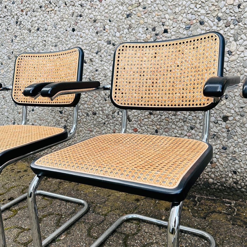 AKTUELLE VERSION! 6x Thonet Freischwinger | Inkl. 19% Mehrwertsteuer! | Marcel Breuer / Mart Stam Design | Designklassiker | S64 Stühle in Düsseldorf