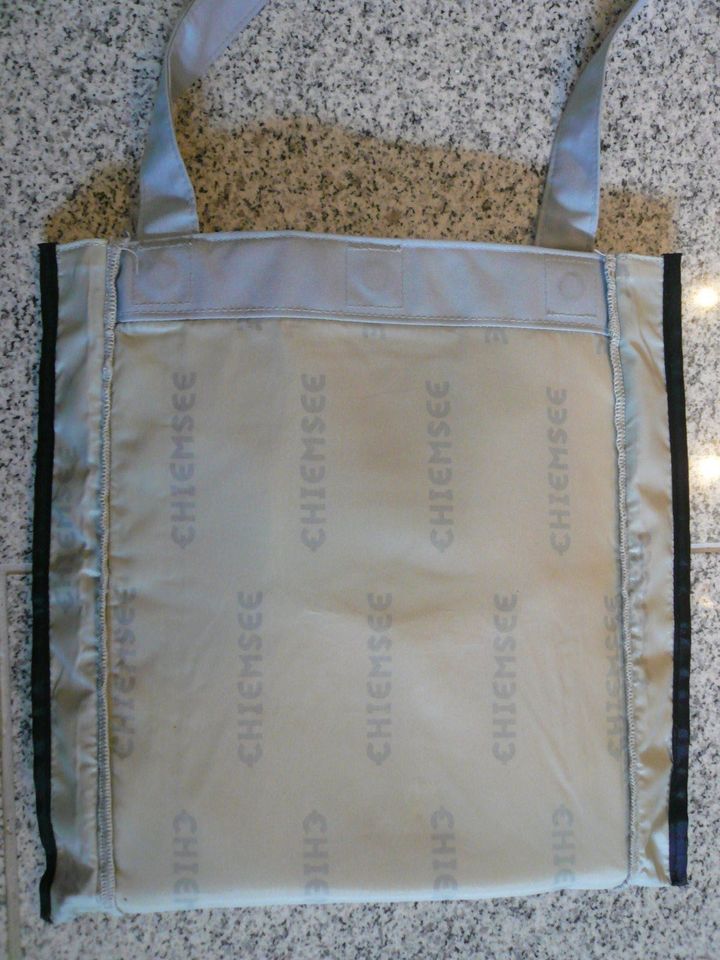 CHIEMSEE Tasche Schultertasche mit 77 cm Griff grau-schwarz TOP in Dortmund