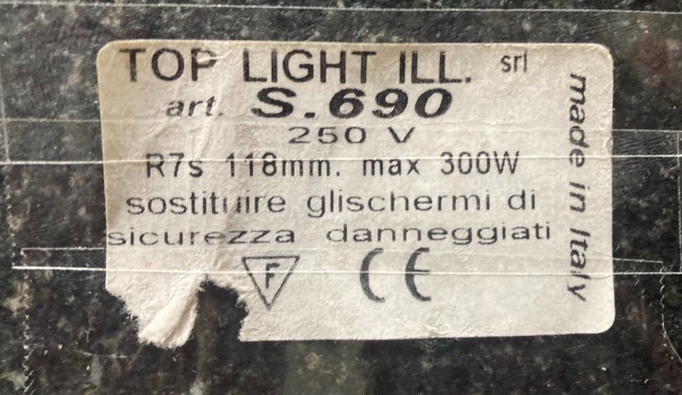 Italienische Designer Deckenlampe in Eltville