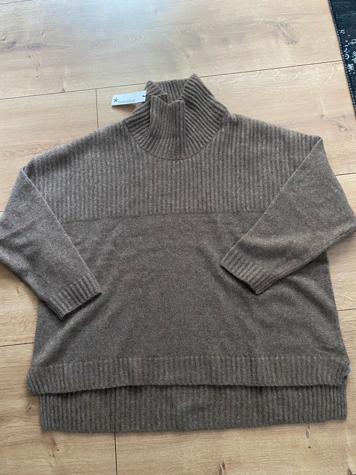 Mansted Pullover xl taupe Yak neu in Flensburg