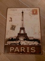 Schild Metallschild Shabby Deko Paris Thüringen - Windischleuba Vorschau