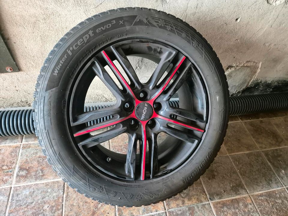 4 Winterreifen Alufelge Ford SMAX 235/55r17 103v  S-MAX in Merzig