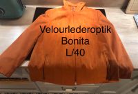 Bonita Jacke Blouson L/40 Velourlederoptik Cognac-orange Rheinland-Pfalz - Bad Neuenahr-Ahrweiler Vorschau