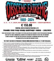 Obscene extreme tickets 2024 Duisburg - Meiderich/Beeck Vorschau