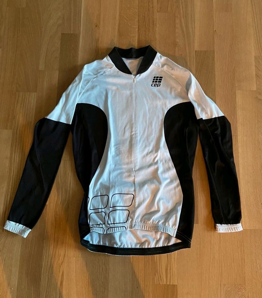 CEP Radtrikot weiss schwarz Gr S / M in Karlshuld