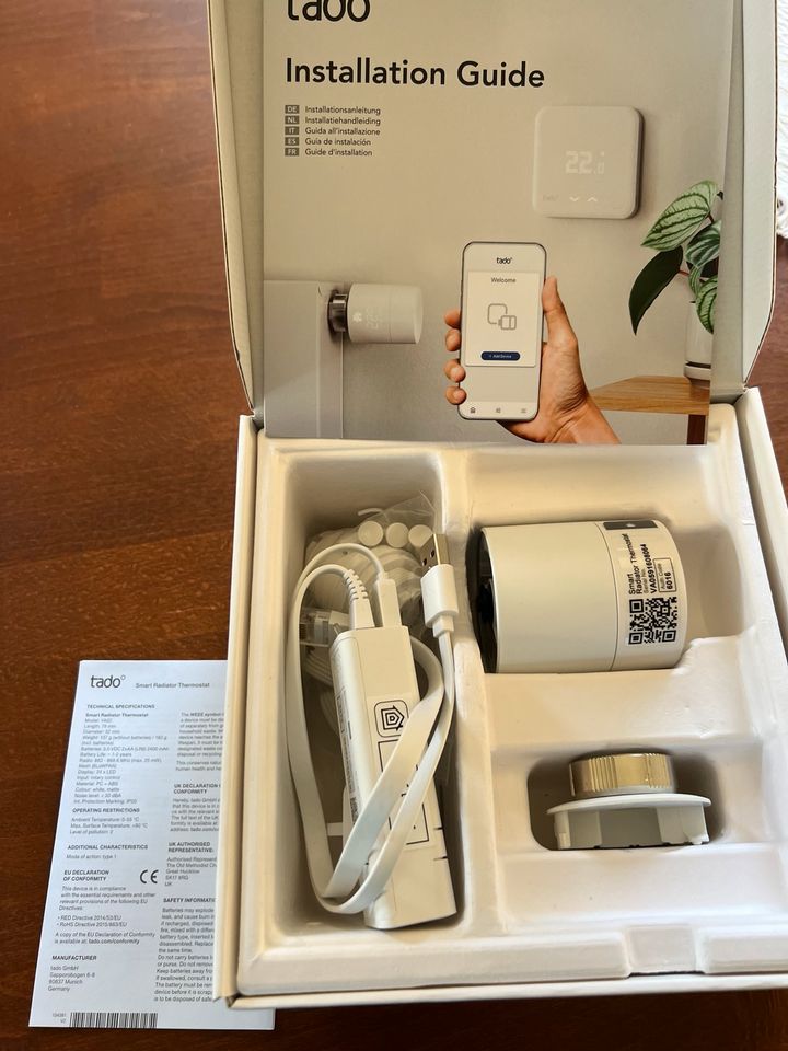 Tado Smart Radiator Termostat Starter Kit V3+ in Steinhagen