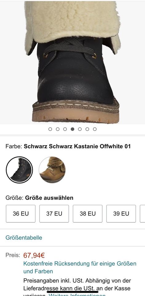 Rieker Y1421 Damen Halbschaft Stiefel in Nordrhein-Westfalen - Siegen |  eBay Kleinanzeigen ist jetzt Kleinanzeigen