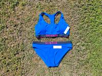 NEU! Calvin Klein Bikini blau pink Gr XXXL 46/48 Plussize Niedersachsen - Velpke Vorschau