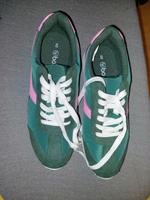 Sneakers bonprix moosgrün pink 40 Hessen - Biebesheim Vorschau