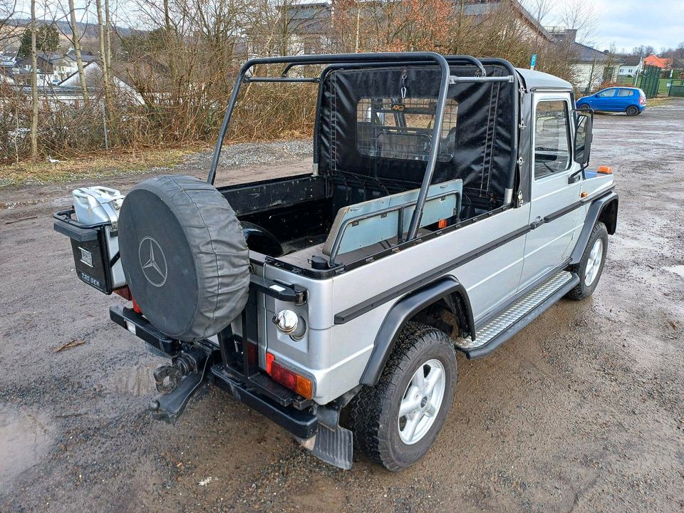 PUCH 230GE Cabrio MERCEDES G-Klasse OLDTIMER Schweizer Armee in Lindlar