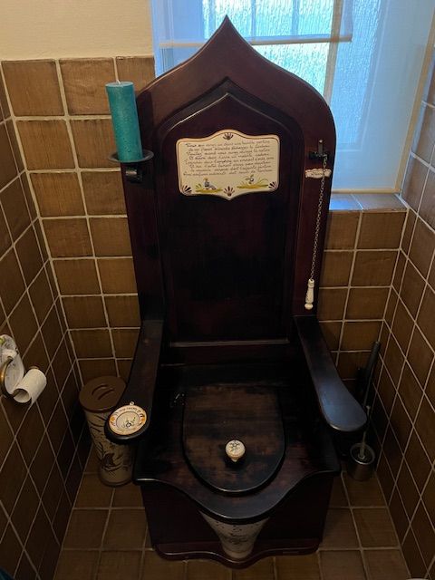Romantik Fauna Holztoilette Gäste WC Antik Klo Antikklo in Legden