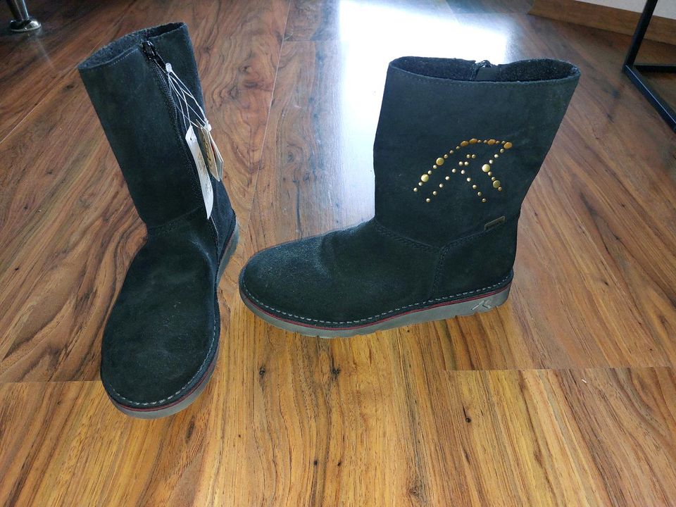 Ricosta Tex gefütterte Stiefel Boots schwarz Gr.37 Neu mit Etiket in Bendorf