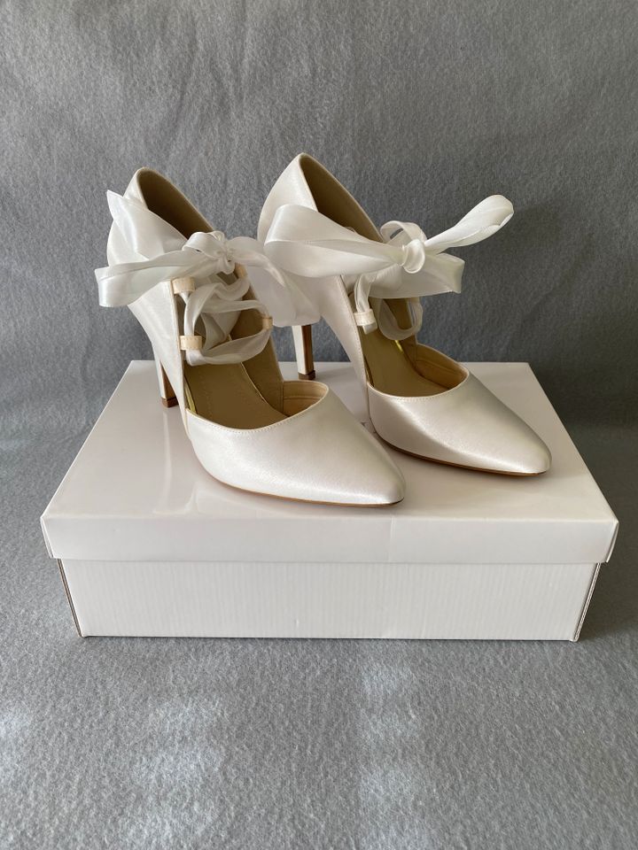 Brautschuh Gr 5 (38) & 7 (40) ivory neu Bianco Evento Avalia Gigi in Reutlingen