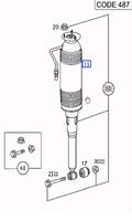 Federbein ABC hinten rechts W220 C215 S CL Mercedes Niedersachsen - Auetal Vorschau