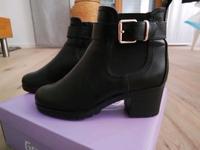 Damen Stiefeletten von Deichmann Gr.38 schwarz Top! Bayern - Aschaffenburg Vorschau
