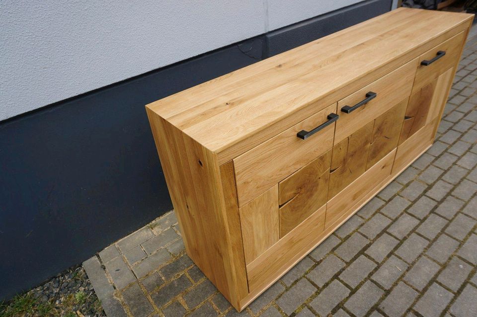 G&K Sideboard I WZ-0315 # Wildeiche massiv # Massiv-Möbel in Alsfeld