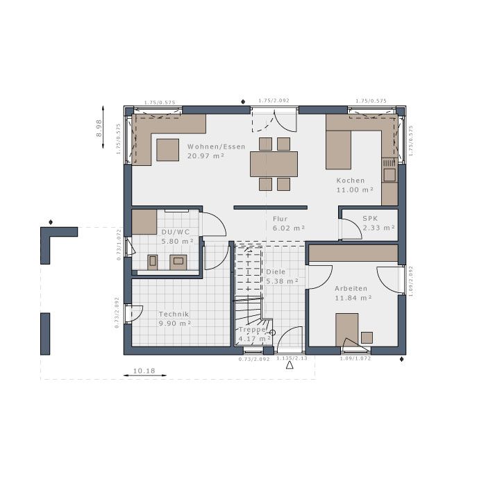 Die perfekte Wohlfühloase – Modernes Einfamilienhaus von Schwabenhaus in Berlin