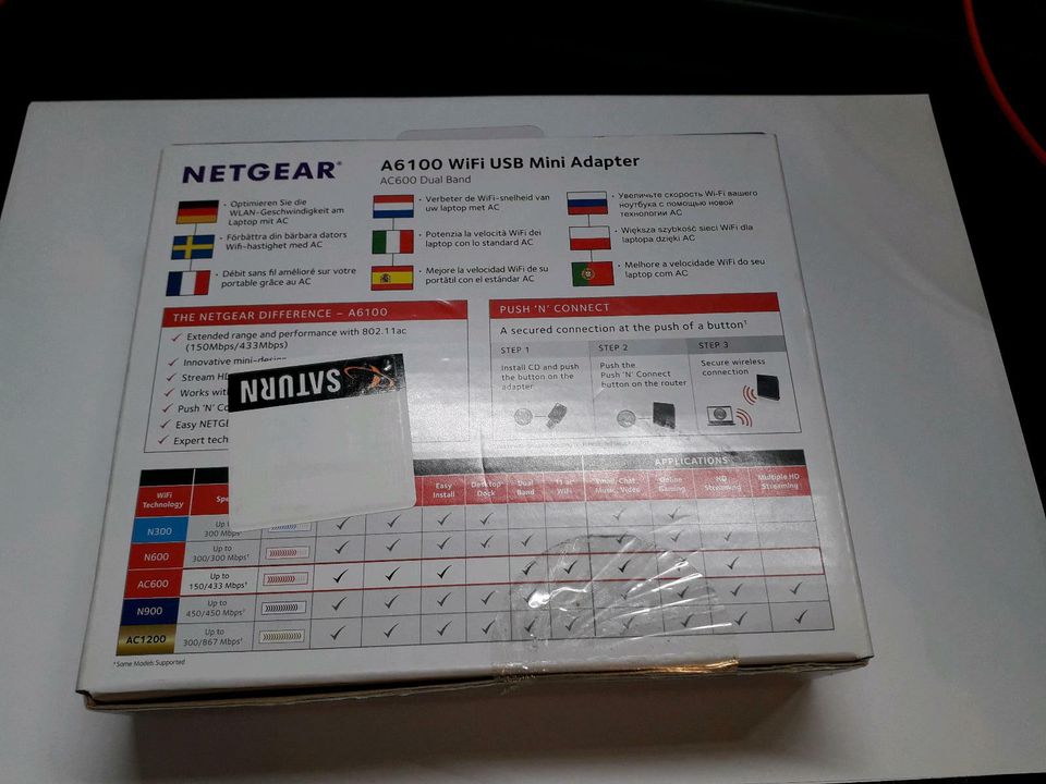 OVP Netgear A6100 Wifi USB Mini Adapter in Tostedt