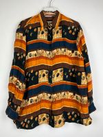 Vintage Crazy Pattern Hemd - Retro Shirt - Oldschool -90s -Gr. XL Niedersachsen - Neuenhaus Vorschau