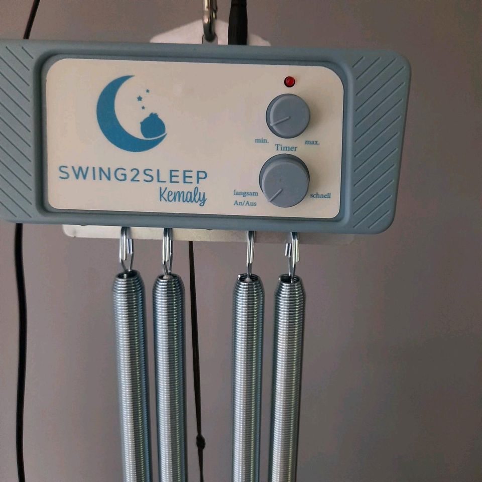 Swing2sleep elektrische Federwiege mit Gestell + Kemaly Motor in Bassum