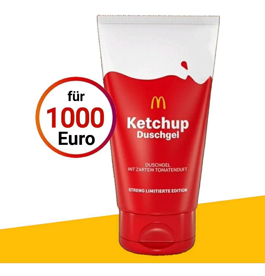 Streng limitiertes McDonalds Ketchup Duschgel !!! in Großaitingen