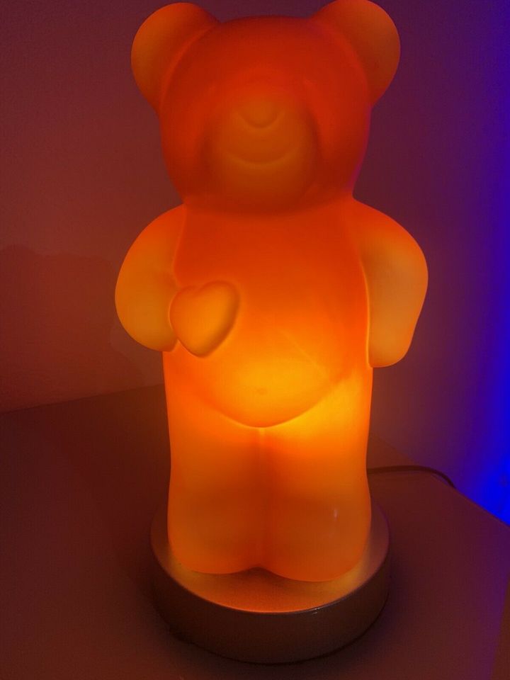 Lampe rot Bär Kinder originell reduziert!! in Ettlingen