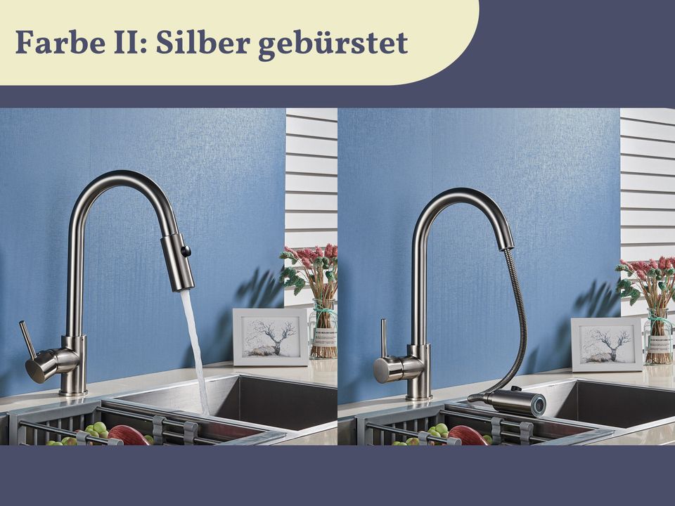 Niederdruck Armatur / Boiler Wasserhahn Küche/ 3 Anschlüsse Gold in Nürnberg (Mittelfr)
