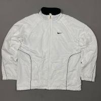 Nike Vintage Trackjacket Trainingsjacke y2k weiß 2000er Brandenburg - Potsdam Vorschau
