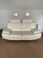 Leder Sofa Couch Sofagarnitur weiß Niedersachsen - Winsen (Luhe) Vorschau