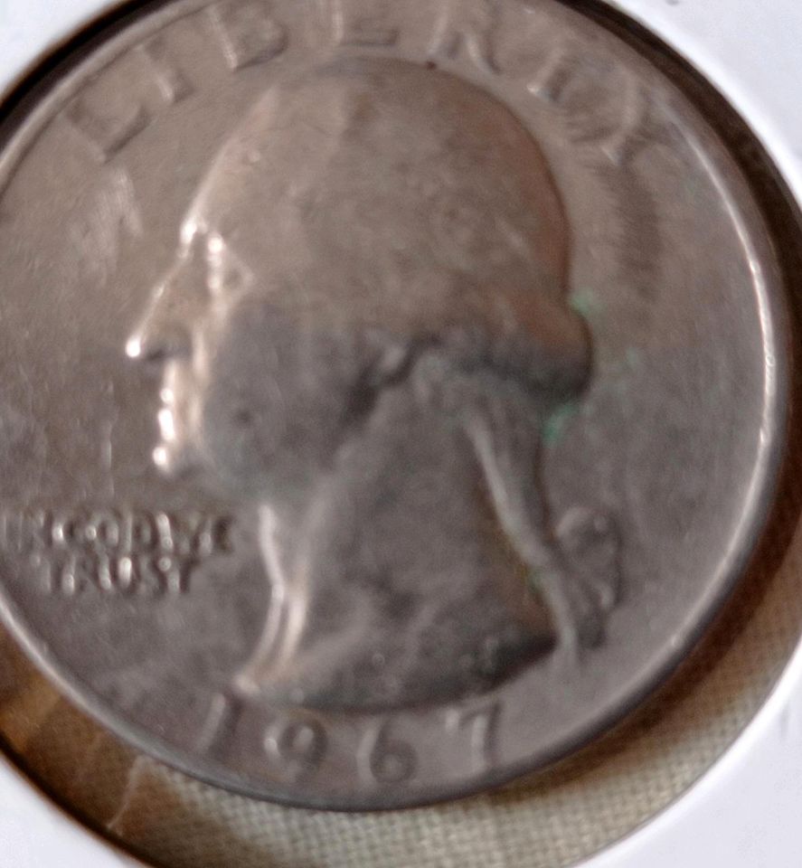 Quarter Dollar 1967 Fehler in Oberwesel