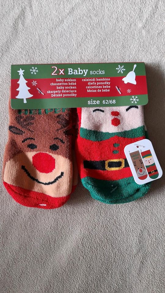 X-Mas Babysocken Größe 62/68 *Neu* in Mülheim (Ruhr)