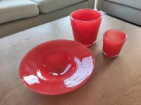 Glasvase Vase Glasschale Schale Teller rot hochwertig Nordrhein-Westfalen - Lohmar Vorschau