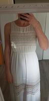 weißes bodenlanges Kleid Maxikleid rückenfrei Stickerei H&M Somme Stuttgart - Birkach Vorschau