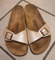 Birkenstock Madrid Metallic Cremefarben EU41 TOP Nordrhein-Westfalen - Gelsenkirchen Vorschau
