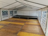 Zelt 6x12m mit Bühne und Holzfussboden zu vermieten Brandenburg - Wiesenburg/Mark Vorschau