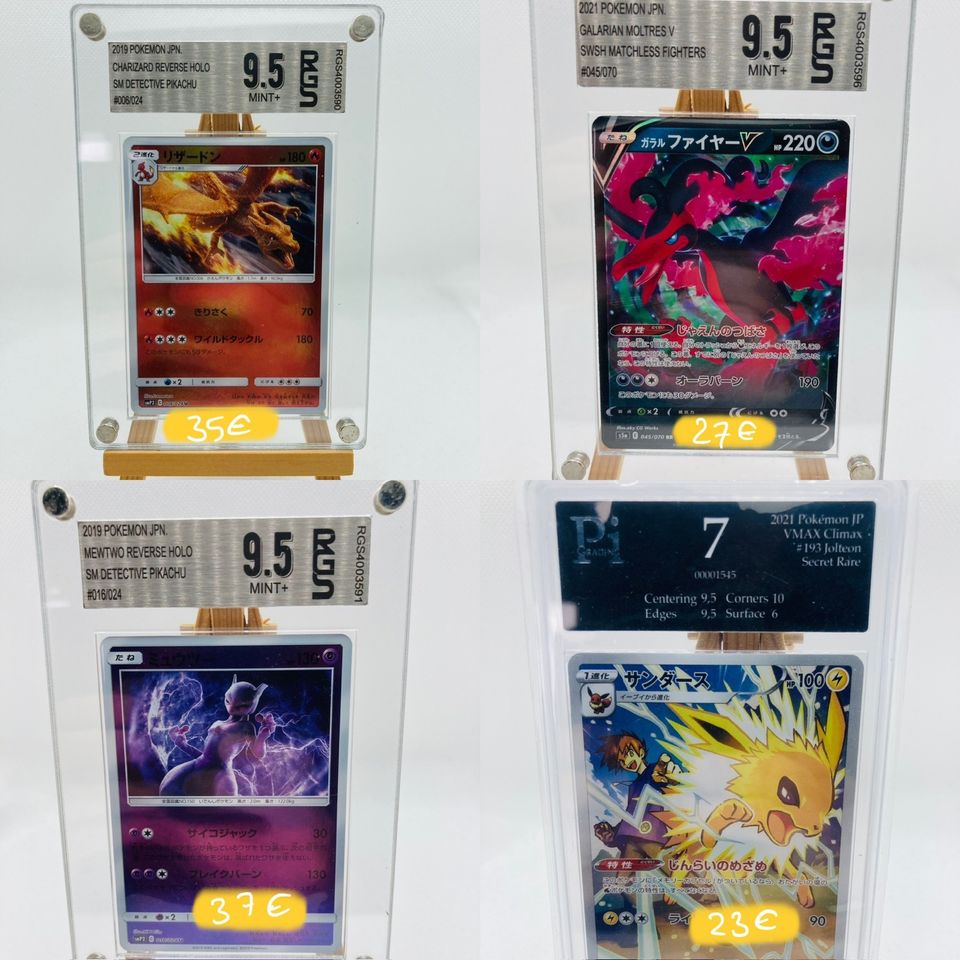 PSA 10 Pokemon Karten Sammlung, PSA, Glumanda, Glurak, Schiggy in Potsdam